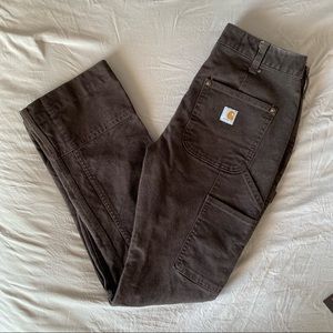 Carhartt Brown Carpenter Pants size 4 short